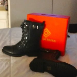 Dream pairs black combat boots size 8